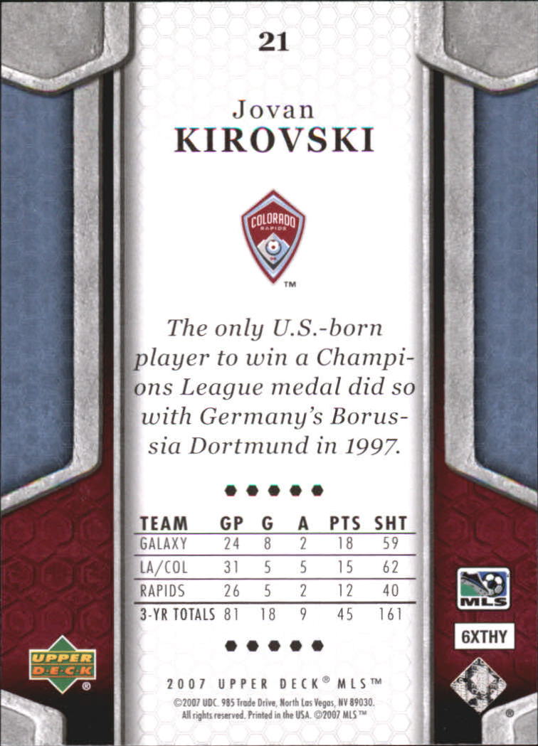 B2113- 2007 Upper Deck MLS Soccer #s 1-100 +Inserts -You Pick- 15+ FREE US SHIP - Picture 23 of 135