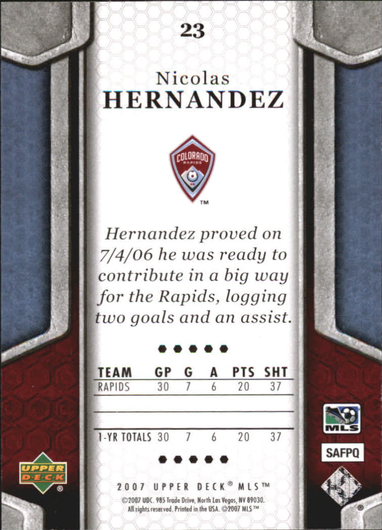 B2113- 2007 Upper Deck MLS Soccer #s 1-100 +Inserts -You Pick- 15+ FREE US SHIP - Picture 25 of 135