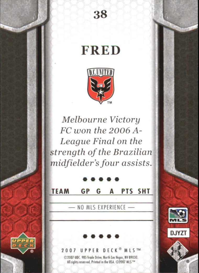 B2113- 2007 Upper Deck MLS Soccer #s 1-100 +Inserts -You Pick- 15+ FREE US SHIP - Picture 45 of 135