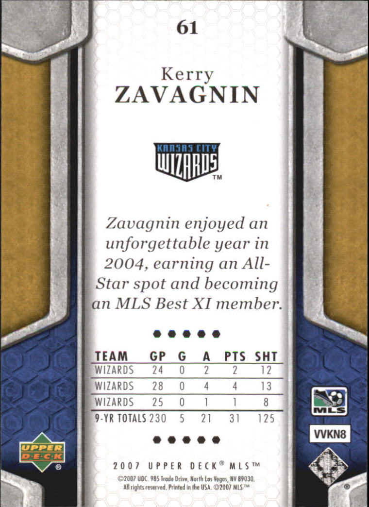 B2113- 2007 Upper Deck MLS Soccer #s 1-100 +Inserts -You Pick- 15+ FREE US SHIP - Picture 69 of 135