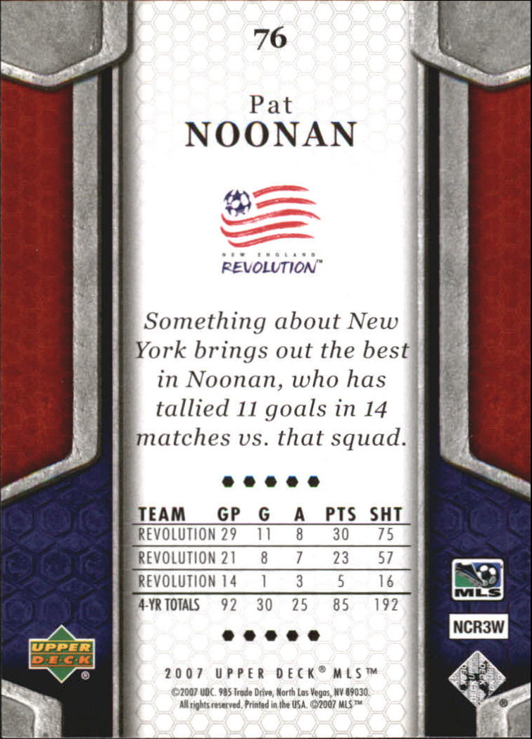 B2113- 2007 Upper Deck MLS Soccer #s 1-100 +Inserts -You Pick- 15+ FREE US SHIP - Picture 89 of 135