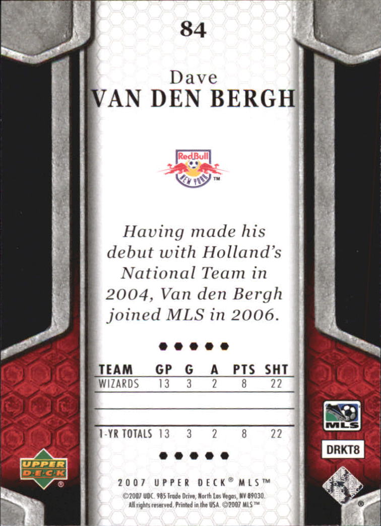 B2113- 2007 Upper Deck MLS Soccer #s 1-100 +Inserts -You Pick- 15+ FREE US SHIP - Picture 99 of 135