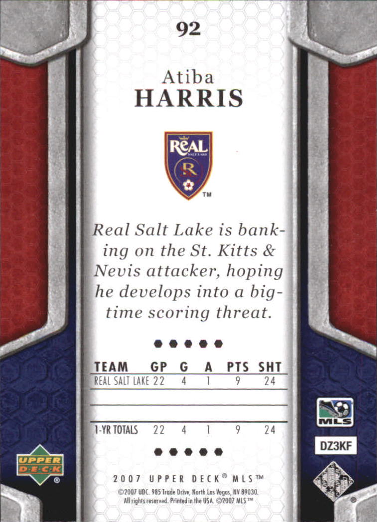 B2113- 2007 Upper Deck MLS Soccer #s 1-100 +Inserts -You Pick- 15+ FREE US SHIP - Picture 115 of 135