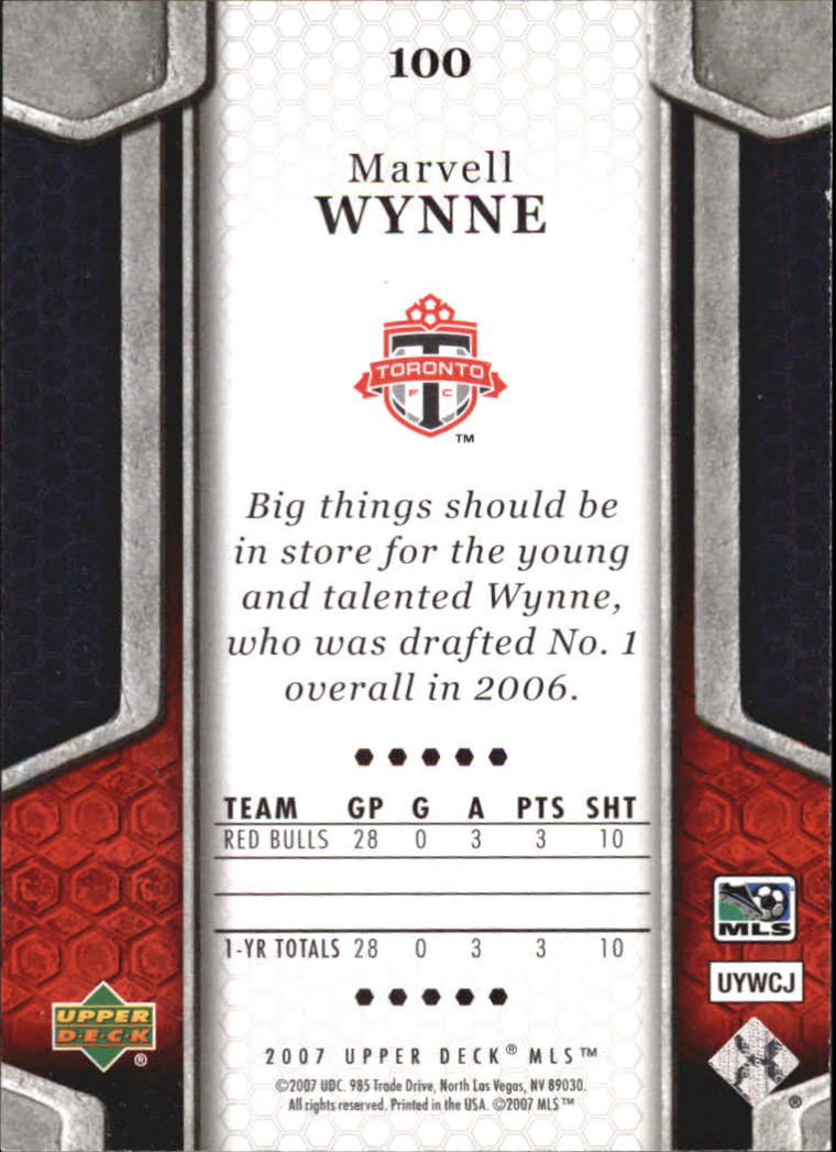B2113- 2007 Upper Deck MLS Soccer #s 1-100 +Inserts -You Pick- 15+ FREE US SHIP - Picture 125 of 135