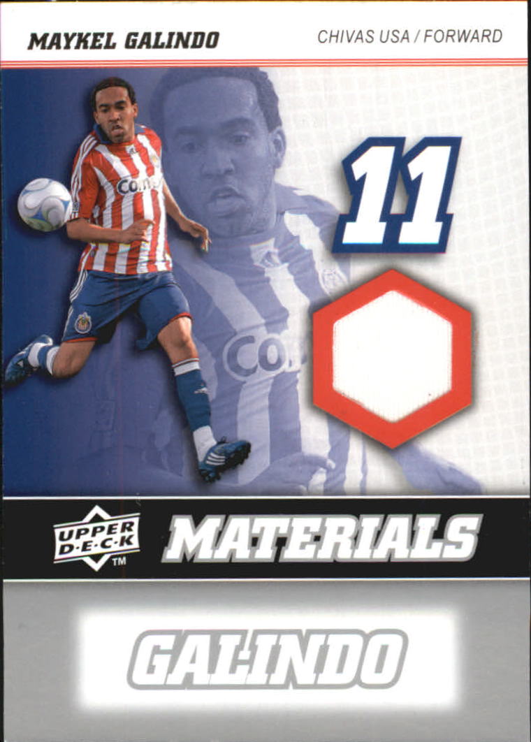 2008 Upper Deck MLS Materials #MM21 Maykel Galindo