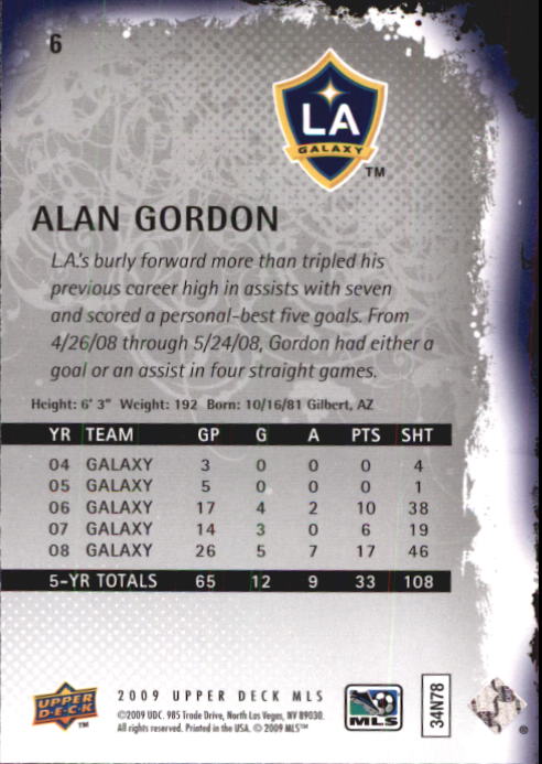 B6432- 2009 Upper Deck MLS Soccer Card #s 1-200 -You Pick- 15+ FREE US SHIP - Picture 13 of 384