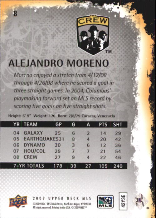 B6432- 2009 Upper Deck MLS Soccer Card #s 1-200 -You Pick- 15+ FREE US SHIP - Picture 17 of 384