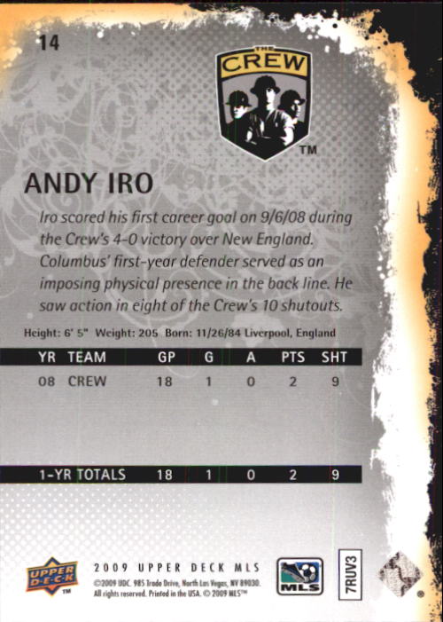 B6432- 2009 Upper Deck MLS Soccer Card #s 1-200 -You Pick- 15+ FREE US SHIP - Picture 29 of 384