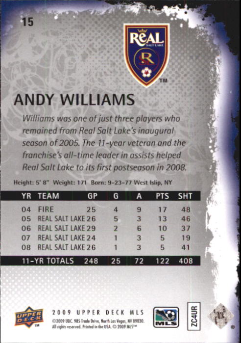 B6432- 2009 Upper Deck MLS Soccer Card #s 1-200 -You Pick- 15+ FREE US SHIP - Picture 31 of 384