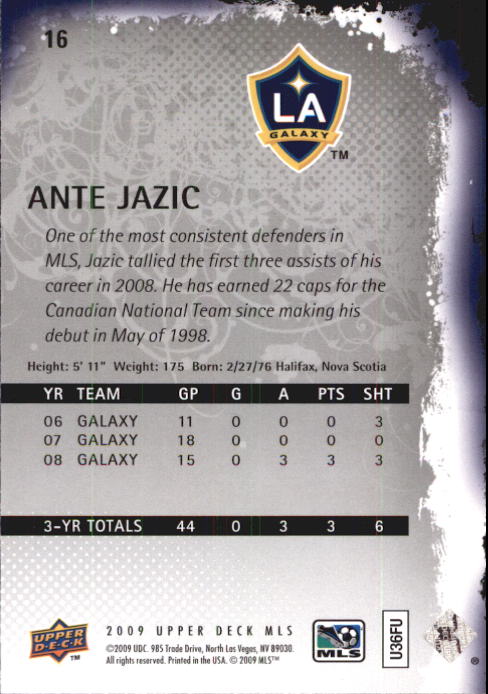 B6432- 2009 Upper Deck MLS Soccer Card #s 1-200 -You Pick- 15+ FREE US SHIP - Picture 33 of 384