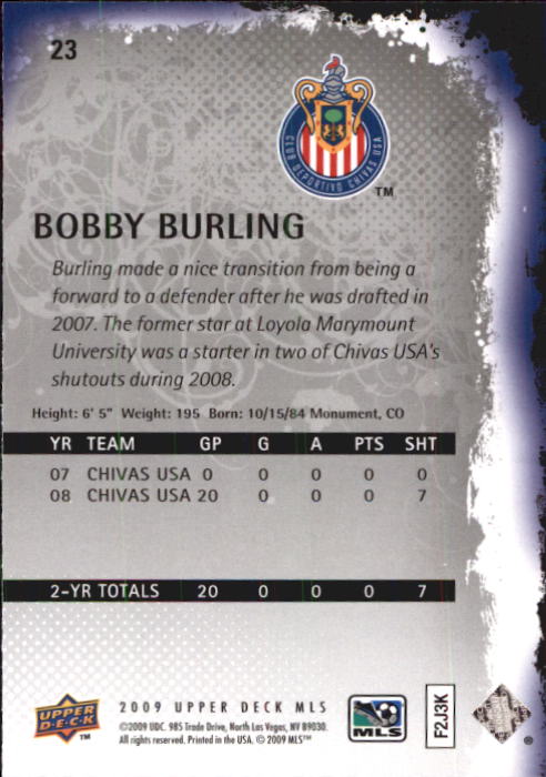 B6432- 2009 Upper Deck MLS Soccer Card #s 1-200 -You Pick- 15+ FREE US SHIP - Picture 47 of 384