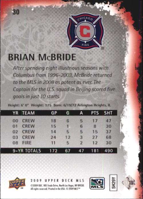 B6432- 2009 Upper Deck MLS Soccer Card #s 1-200 -You Pick- 15+ FREE US SHIP - Picture 61 of 384