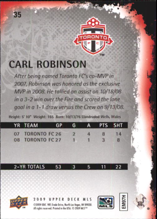 B6432- 2009 Upper Deck MLS Soccer Card #s 1-200 -You Pick- 15+ FREE US SHIP - Picture 71 of 384