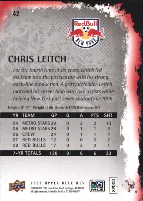 B6432- 2009 Upper Deck MLS Soccer Card #s 1-200 -You Pick- 15+ FREE US SHIP - Picture 85 of 384