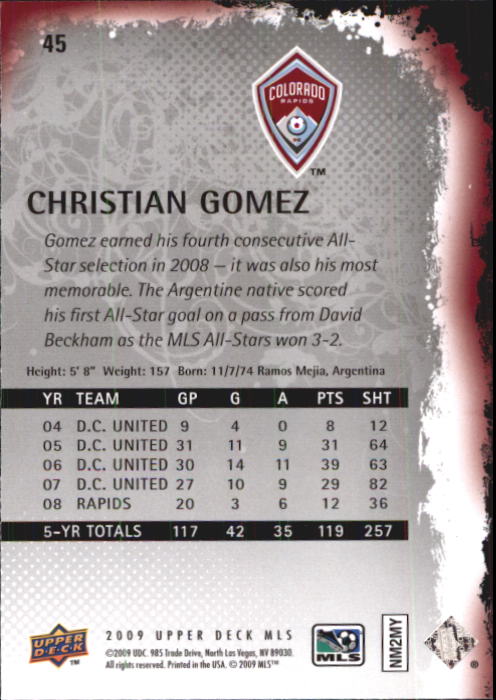 B6432- 2009 Upper Deck MLS Soccer Card #s 1-200 -You Pick- 15+ FREE US SHIP - Picture 91 of 384