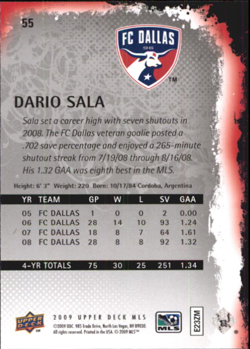 B6432- 2009 Upper Deck MLS Soccer Card #s 1-200 -You Pick- 15+ FREE US SHIP - Picture 105 of 384