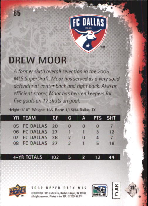 B6432- 2009 Upper Deck MLS Soccer Card #s 1-200 -You Pick- 15+ FREE US SHIP - Picture 124 of 384