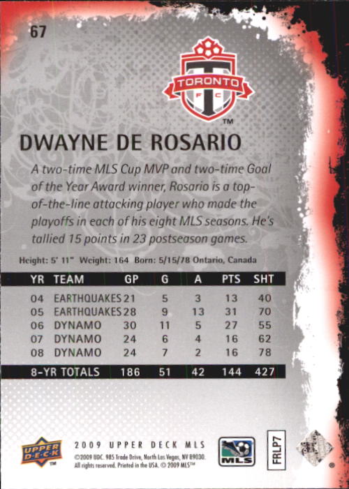 B6432- 2009 Upper Deck MLS Soccer Card #s 1-200 -You Pick- 15+ FREE US SHIP - Picture 128 of 384