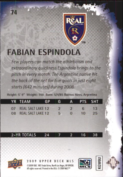 B6432- 2009 Upper Deck MLS Soccer Card #s 1-200 -You Pick- 15+ FREE US SHIP - Picture 140 of 384