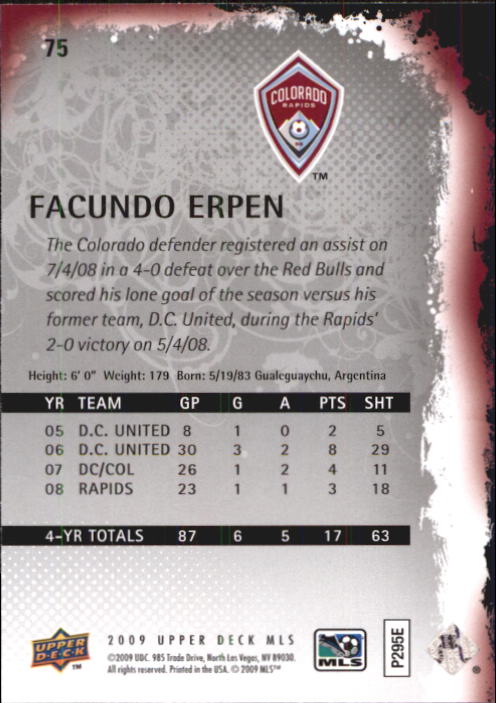 B6432- 2009 Upper Deck MLS Soccer Card #s 1-200 -You Pick- 15+ FREE US SHIP - Picture 142 of 384