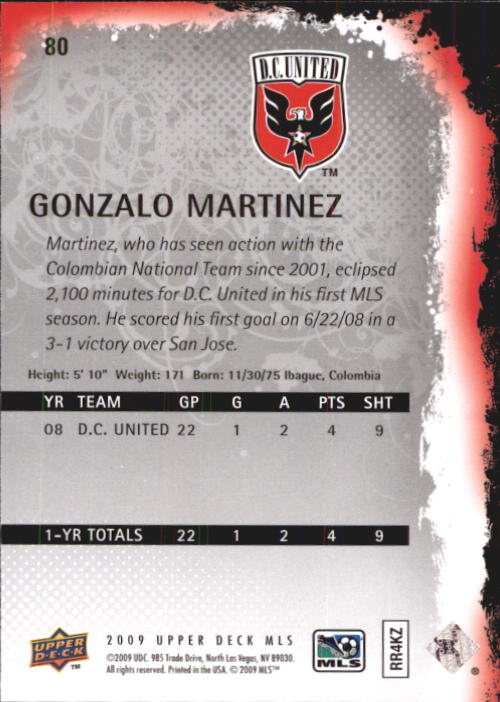 B6432- 2009 Upper Deck MLS Soccer Card #s 1-200 -You Pick- 15+ FREE US SHIP - Picture 152 of 384