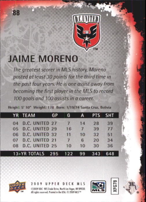 B6432- 2009 Upper Deck MLS Soccer Card #s 1-200 -You Pick- 15+ FREE US SHIP - Picture 166 of 384