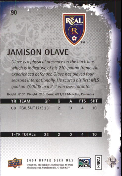 B6432- 2009 Upper Deck MLS Soccer Card #s 1-200 -You Pick- 15+ FREE US SHIP - Picture 170 of 384