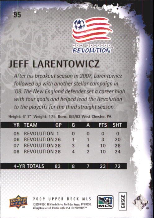 B6432- 2009 Upper Deck MLS Soccer Card #s 1-200 -You Pick- 15+ FREE US SHIP - Picture 180 of 384