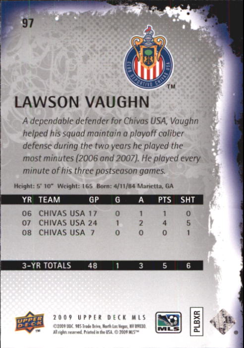 B6432- 2009 Upper Deck MLS Soccer Card #s 1-200 -You Pick- 15+ FREE US SHIP - Picture 184 of 384