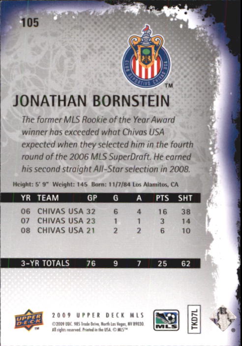 B6432- 2009 Upper Deck MLS Soccer Card #s 1-200 -You Pick- 15+ FREE US SHIP - Picture 198 of 384