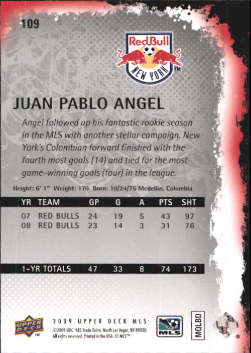 B6432- 2009 Upper Deck MLS Soccer Card #s 1-200 -You Pick- 15+ FREE US SHIP - Picture 204 of 384