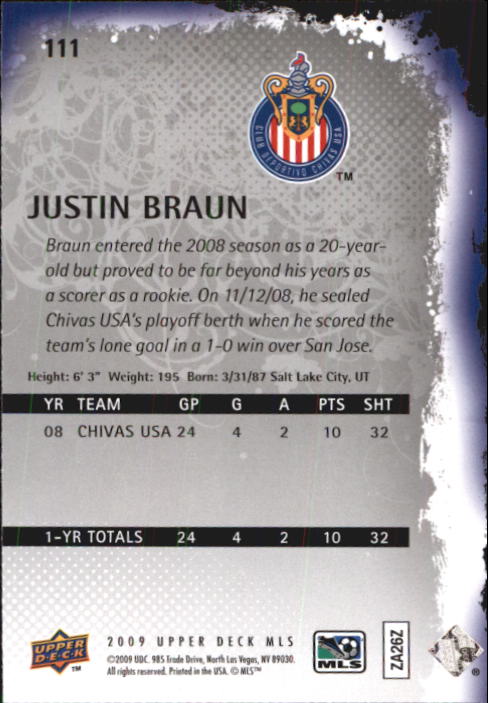 B6432- 2009 Upper Deck MLS Soccer Card #s 1-200 -You Pick- 15+ FREE US SHIP - Picture 208 of 384