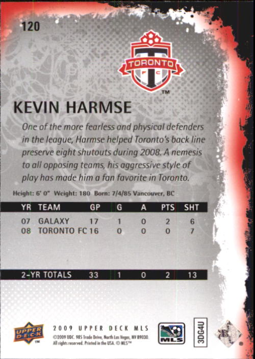 B6432- 2009 Upper Deck MLS Soccer Card #s 1-200 -You Pick- 15+ FREE US SHIP - Picture 224 of 384