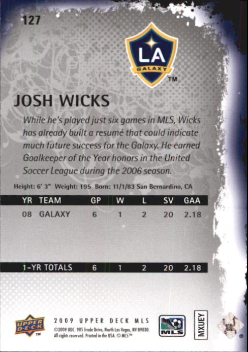 B6432- 2009 Upper Deck MLS Soccer Card #s 1-200 -You Pick- 15+ FREE US SHIP - Picture 238 of 384