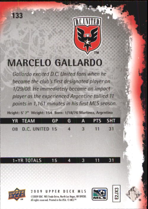 B6432- 2009 Upper Deck MLS Soccer Card #s 1-200 -You Pick- 15+ FREE US SHIP - Picture 250 of 384