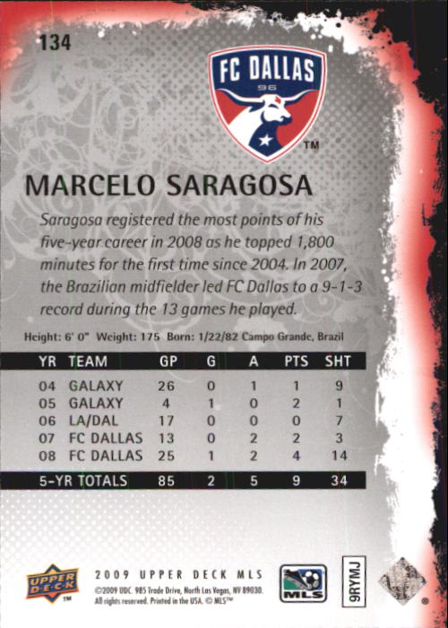 B6432- 2009 Upper Deck MLS Soccer Card #s 1-200 -You Pick- 15+ FREE US SHIP - Picture 252 of 384