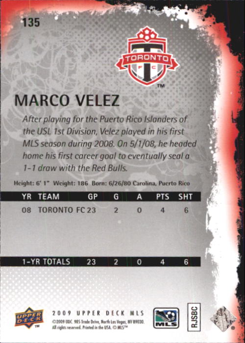 B6432- 2009 Upper Deck MLS Soccer Card #s 1-200 -You Pick- 15+ FREE US SHIP - Picture 254 of 384