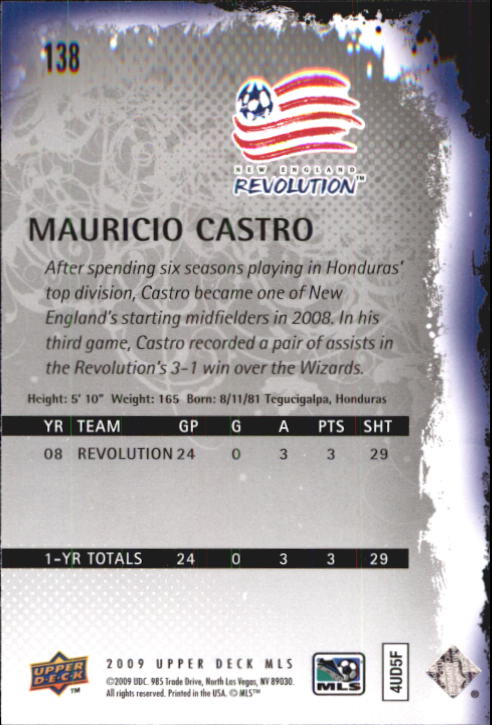 B6432- 2009 Upper Deck MLS Soccer Card #s 1-200 -You Pick- 15+ FREE US SHIP - Picture 260 of 384