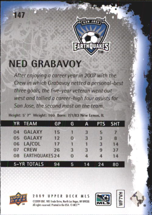 B6432- 2009 Upper Deck MLS Soccer Card #s 1-200 -You Pick- 15+ FREE US SHIP - Picture 278 of 384