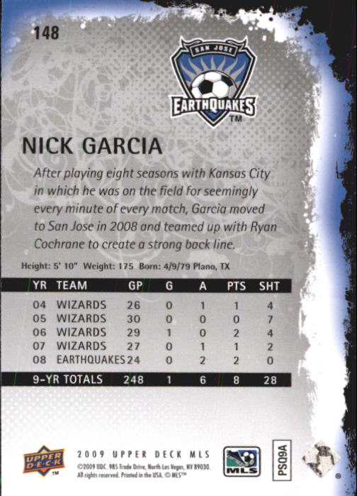 B6432- 2009 Upper Deck MLS Soccer Card #s 1-200 -You Pick- 15+ FREE US SHIP - Picture 280 of 384