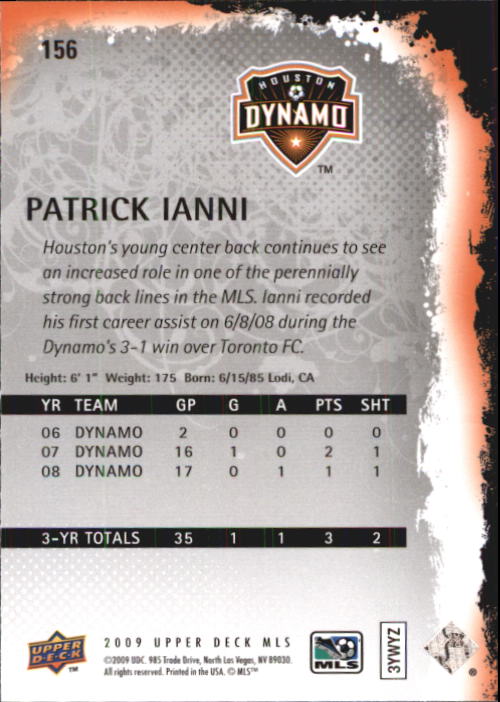 B6432- 2009 Upper Deck MLS Soccer Card #s 1-200 -You Pick- 15+ FREE US SHIP - Picture 296 of 384