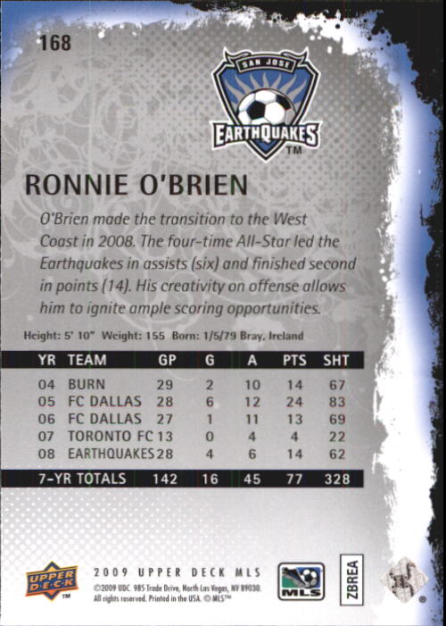 B6432- 2009 Upper Deck MLS Soccer Card #s 1-200 -You Pick- 15+ FREE US SHIP - Picture 320 of 384