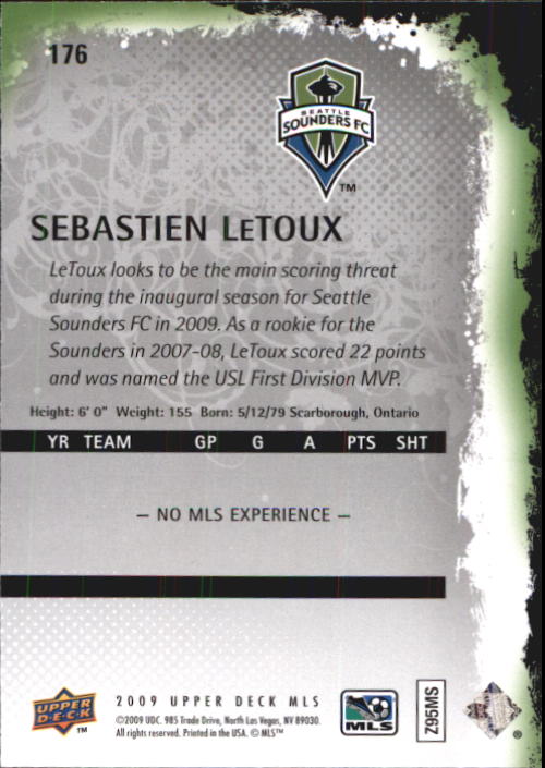 B6432- 2009 Upper Deck MLS Soccer Card #s 1-200 -You Pick- 15+ FREE US SHIP - Picture 336 of 384