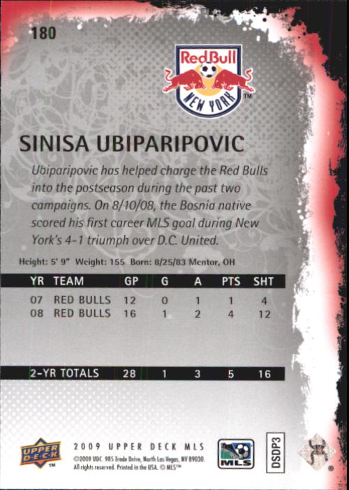 B6432- 2009 Upper Deck MLS Soccer Card #s 1-200 -You Pick- 15+ FREE US SHIP - Picture 344 of 384