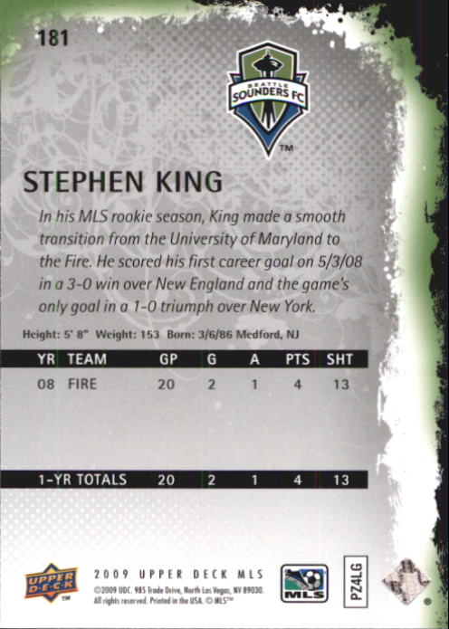 B6432- 2009 Upper Deck MLS Soccer Card #s 1-200 -You Pick- 15+ FREE US SHIP - Picture 346 of 384