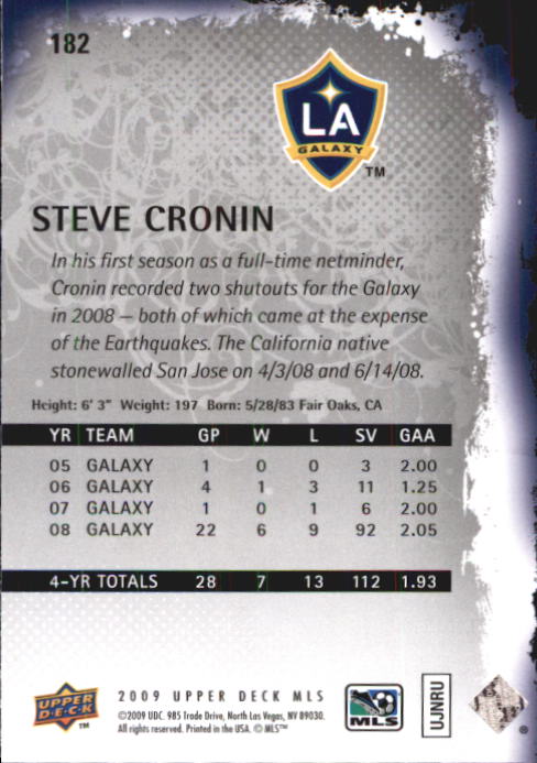 B6432- 2009 Upper Deck MLS Soccer Card #s 1-200 -You Pick- 15+ FREE US SHIP - Picture 348 of 384