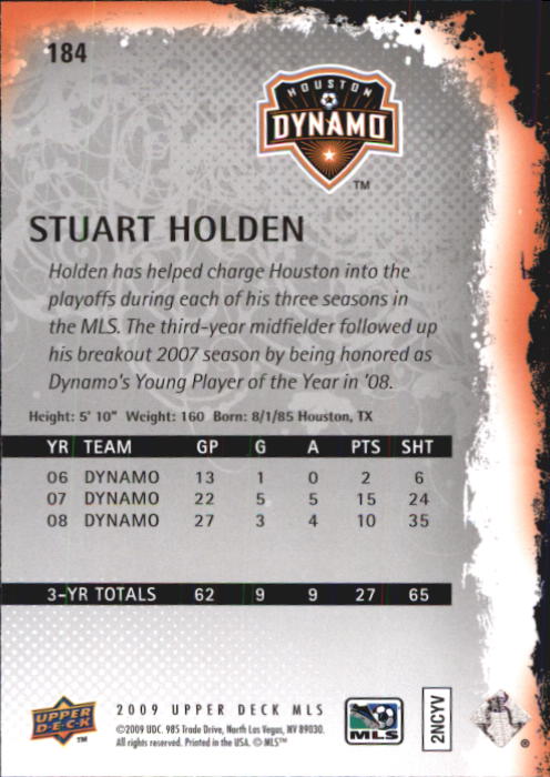 B6432- 2009 Upper Deck MLS Soccer Card #s 1-200 -You Pick- 15+ FREE US SHIP - Picture 352 of 384