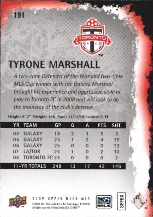 B6432- 2009 Upper Deck MLS Soccer Card #s 1-200 -You Pick- 15+ FREE US SHIP - Picture 366 of 384