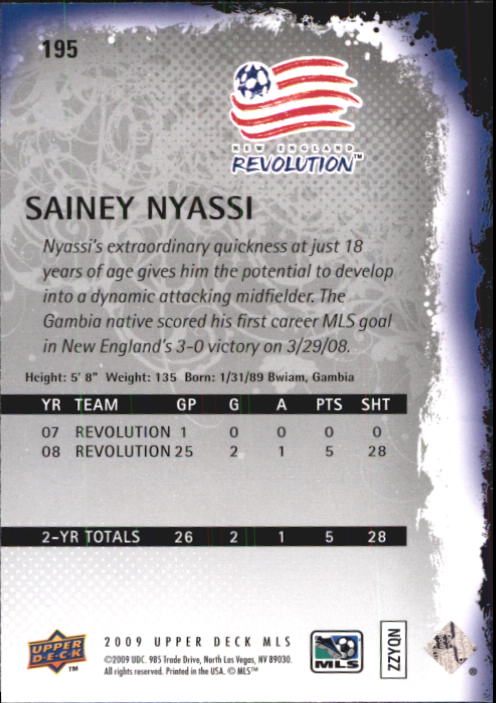 B6432- 2009 Upper Deck MLS Soccer Card #s 1-200 -You Pick- 15+ FREE US SHIP - Picture 374 of 384