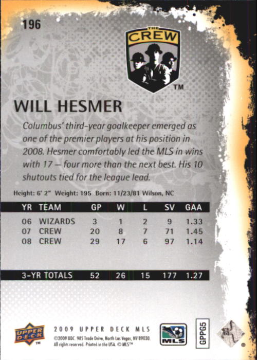 B6432- 2009 Upper Deck MLS Soccer Card #s 1-200 -You Pick- 15+ FREE US SHIP - Picture 376 of 384